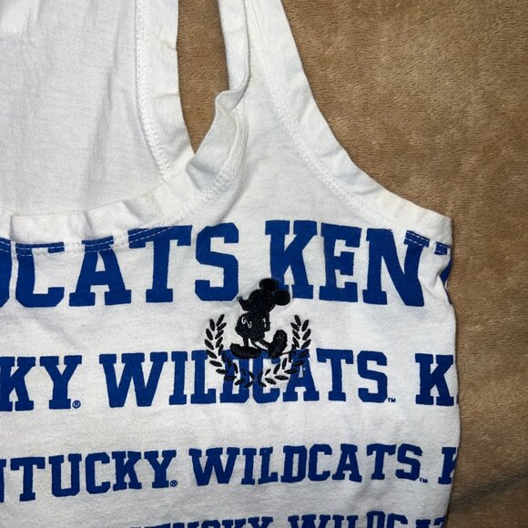 Disney Athletic Mickey Mouse Medium Tank Top Womens Kentucky‎ Wildcats C0 - Picture 2 of 5